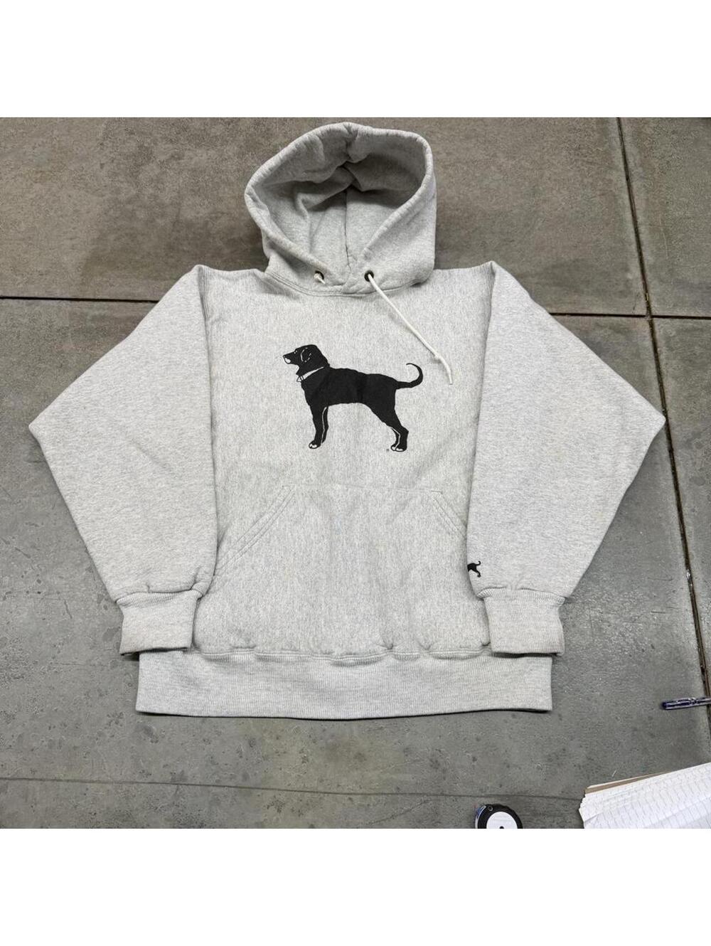 vintage the black dog marthas vineyard made in usa reverse weave hoodie medium